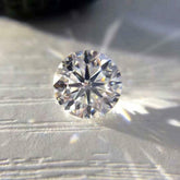 CVD VVS1 2 mm Size 2 Stone Synthetic Moissanite Loose Gemstone Round DEF Color